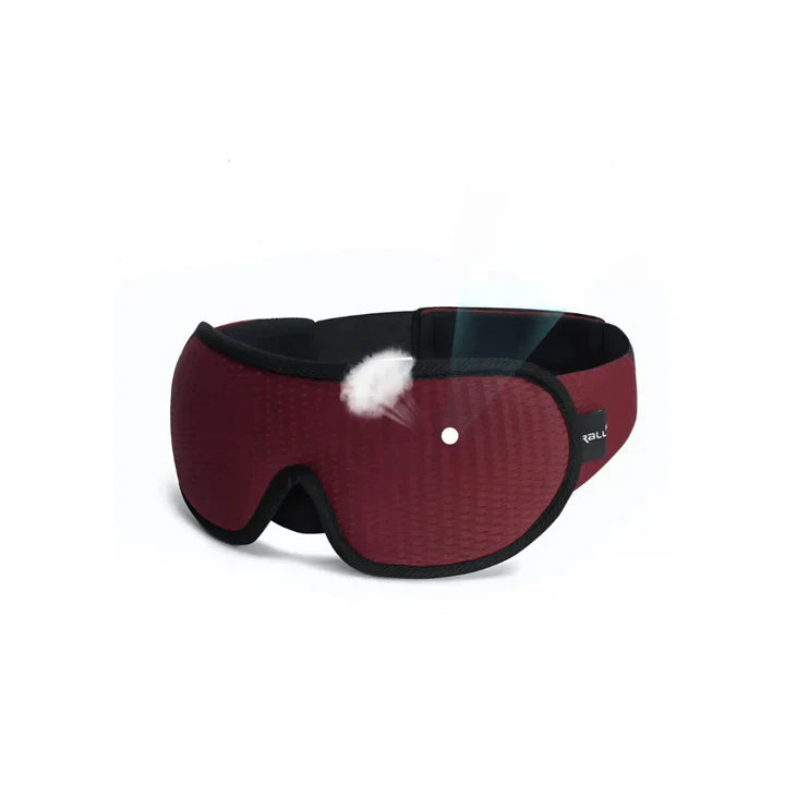 Ergonomisch 3D slaapmasker, past optimaal aan, biedt comfort en duisternis, ideaal voor reizen en thuis.