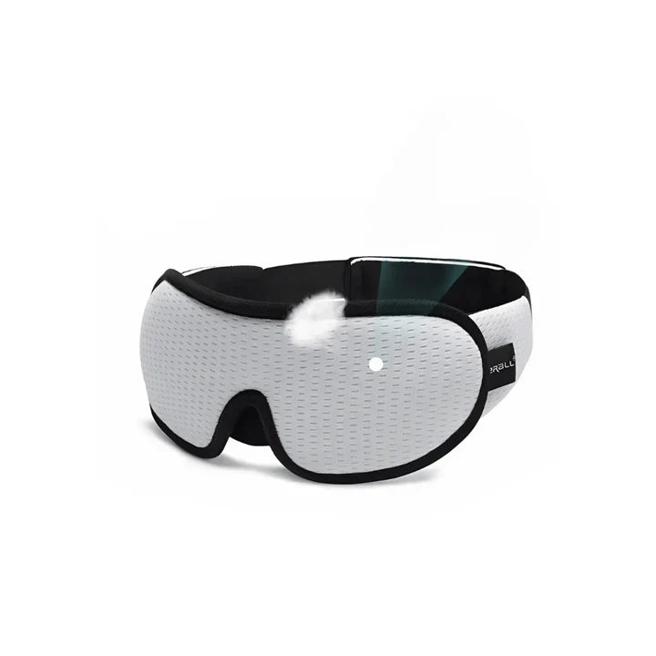 Ergonomisch 3D slaapmasker, past optimaal aan, biedt comfort en duisternis, ideaal voor reizen en thuis.