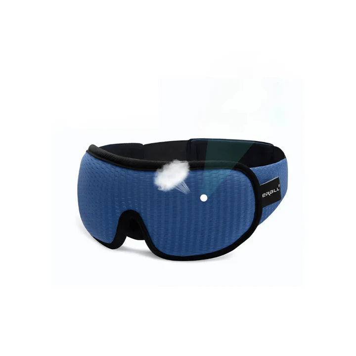 Ergonomisch 3D slaapmasker, past optimaal aan, biedt comfort en duisternis, ideaal voor reizen en thuis.