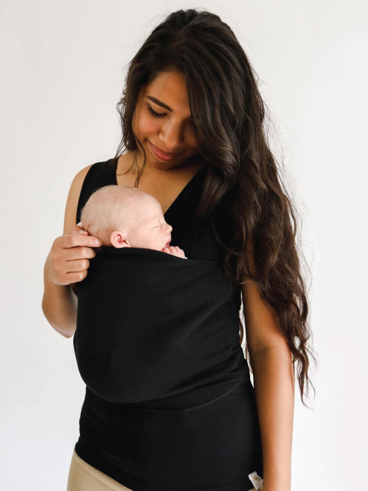 Ergonomisch Baby T-Shirt Draagjack in grijs, ademend, met verstelbare banden voor maximaal comfort
