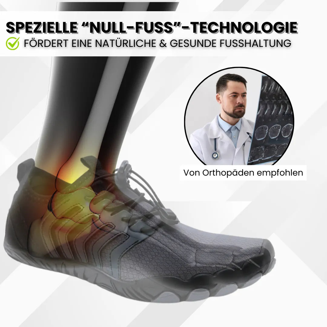 Ergonomische dames barefoot schoenen met flexibele, ultralichte zool voor comfort en natuurlijke voetbeweging.