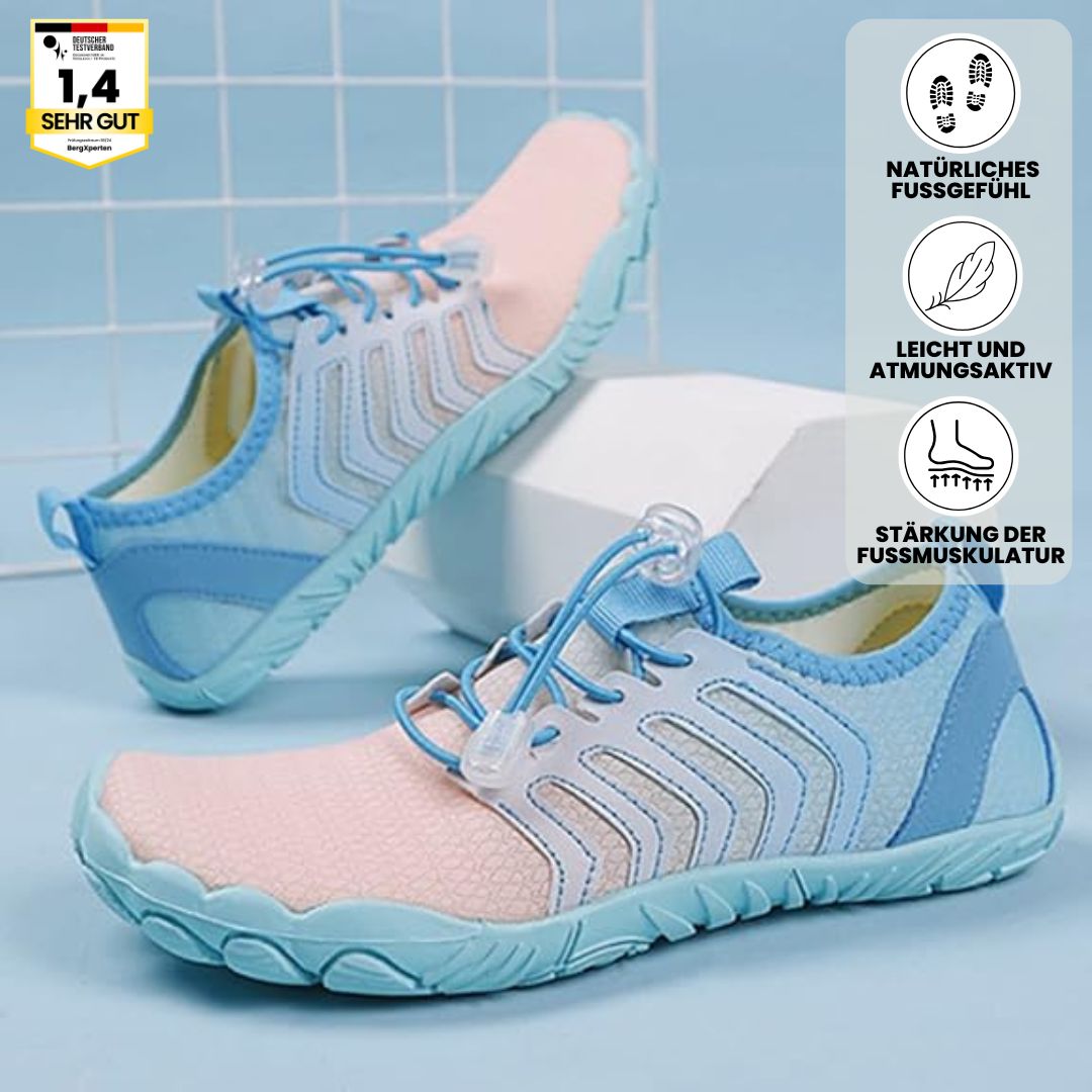 Ergonomische dames barefoot schoenen met flexibele, ultralichte zool voor comfort en natuurlijke voetbeweging.