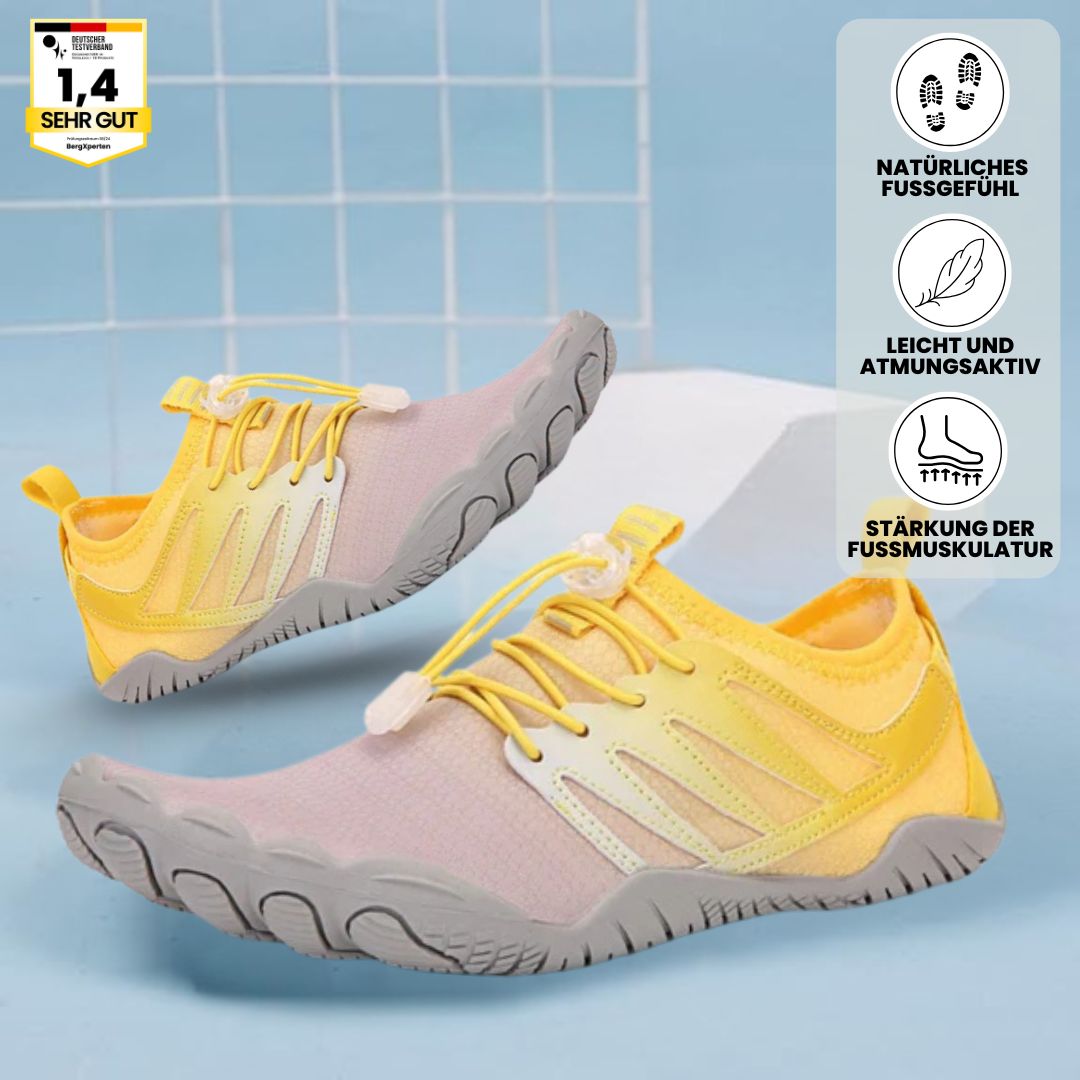 Ergonomische dames barefoot schoenen met flexibele, ultralichte zool voor comfort en natuurlijke voetbeweging.