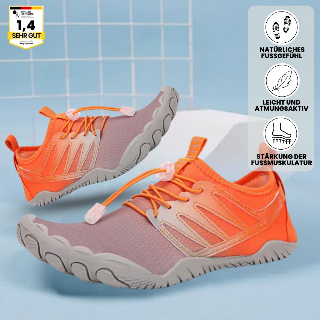 Ergonomische dames barefoot schoenen met flexibele, ultralichte zool voor comfort en natuurlijke voetbeweging.