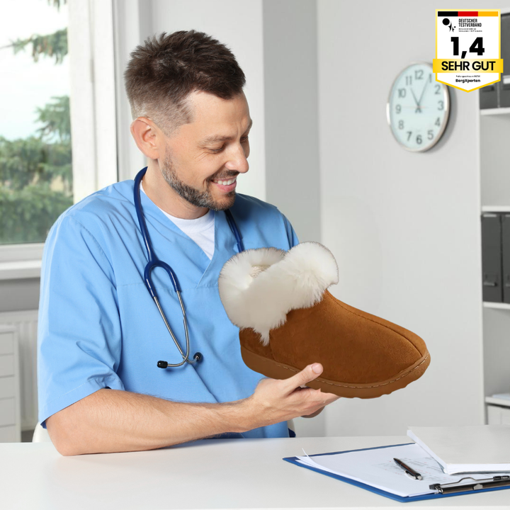 Ergonomische comfortschoenen voor dames tegen voetpijn, ademend, antislip, perfect voor koude temperaturen en artritis.