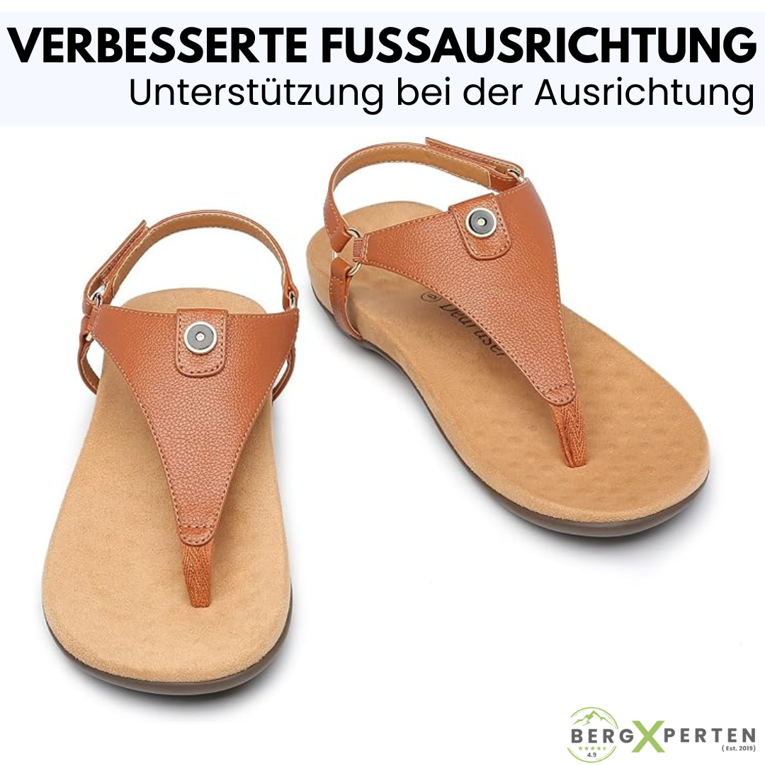 Ergonomische damessandalen, modern design, zacht materiaal, antislipzool, bevordert voetgezondheid, stijlvol
