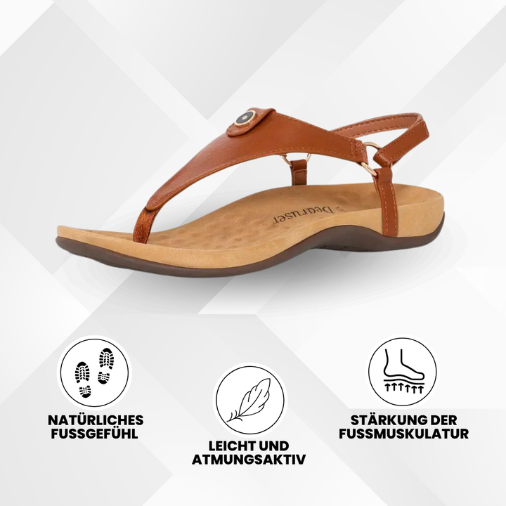 Ergonomische damessandalen, modern design, zacht materiaal, antislipzool, bevordert voetgezondheid, stijlvol