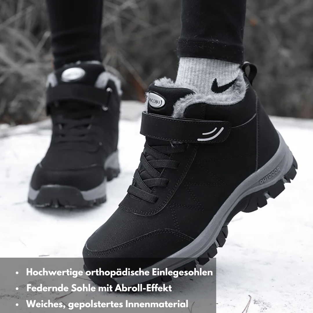 Ergonomische damesklittenbandlaarzen in roze met brede teenruimte en antislipzool voor optimaal comfort.