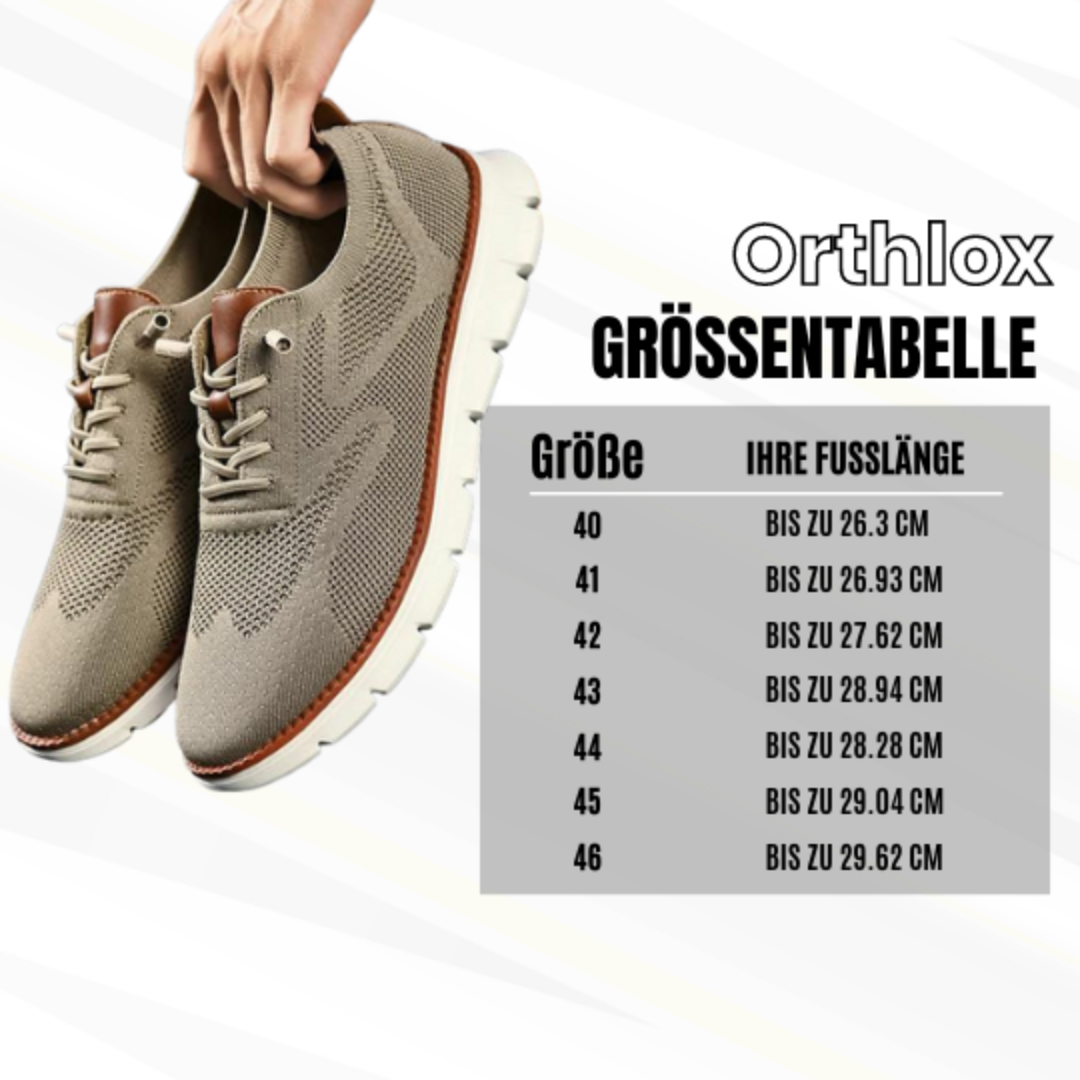 Comfortabele herenschoenen met ademend gebreid bovenwerk en flexibele zool, voor een gezonde voethouding.