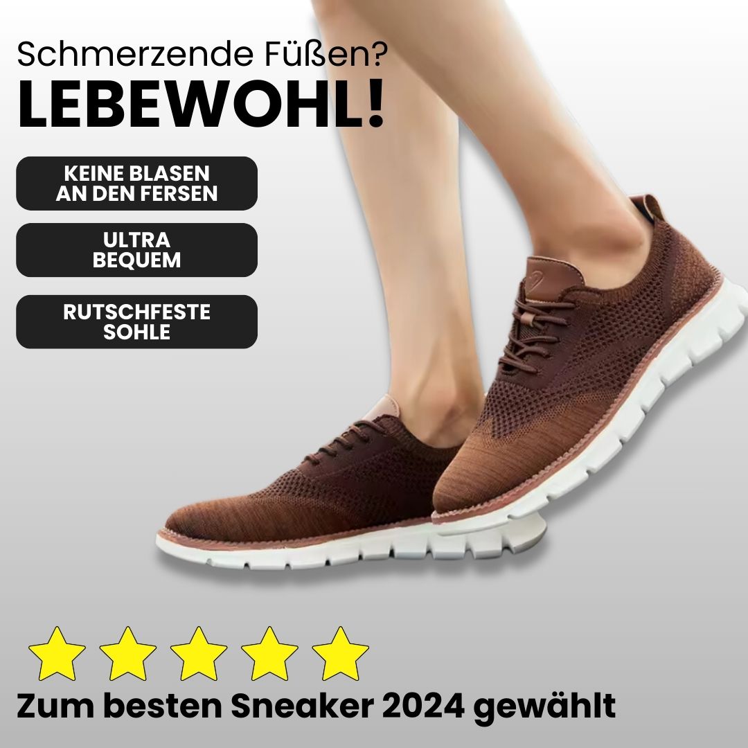 Stijlvolle en ondersteunende herenschoenen met orthopedische inlegzolen, in bruine kleur, perfect voor elke outfit.