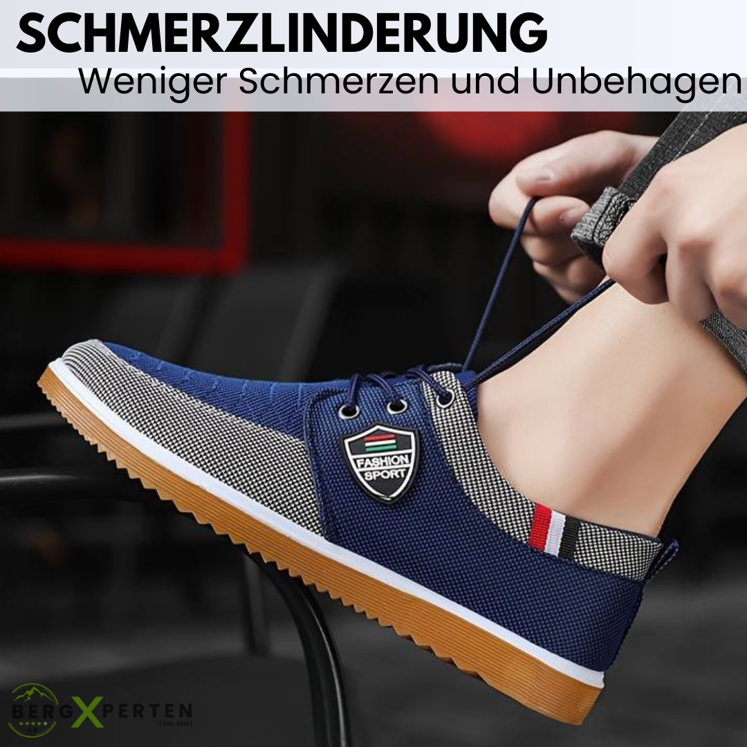 Ergonomische herenschoenen met antislipzool, brede teenbox, ademend, ideaal voor voetcomfort en balans