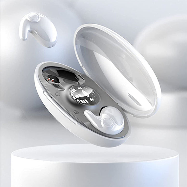 Ergonomische draadloze slaaphoofdtelefoon, onzichtbaar ontwerp, IPX5, comfortabele pasvorm, ideaal voor een rustgevende slaap.