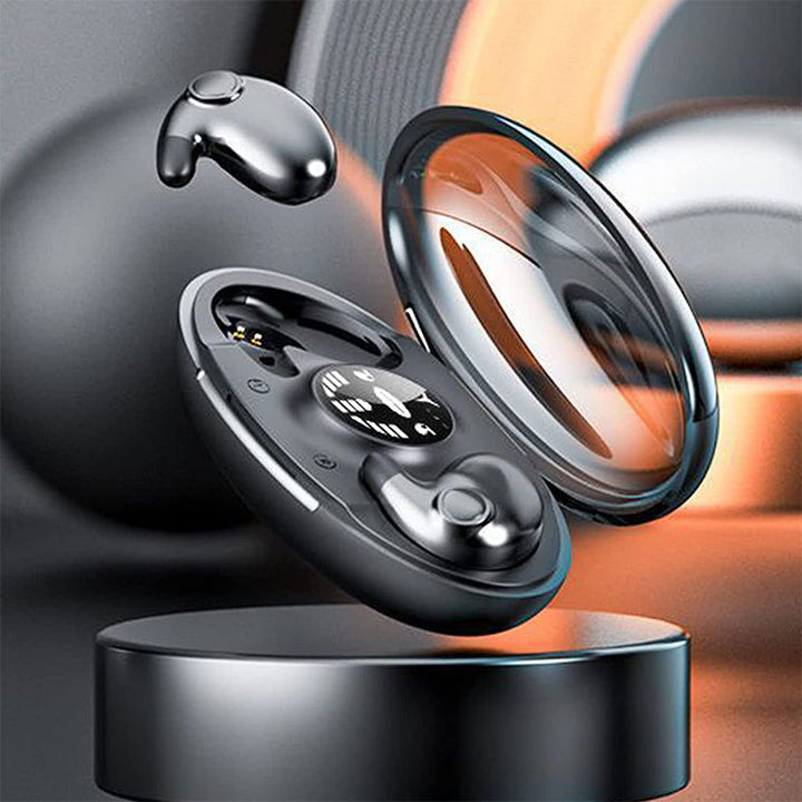 Ergonomische draadloze slaaphoofdtelefoon, onzichtbaar ontwerp, IPX5, comfortabele pasvorm, ideaal voor een rustgevende slaap.