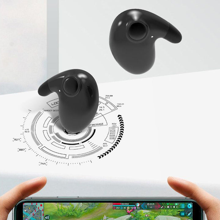 Ergonomische draadloze slaaphoofdtelefoon, onzichtbaar ontwerp, IPX5, comfortabele pasvorm, ideaal voor een rustgevende slaap.