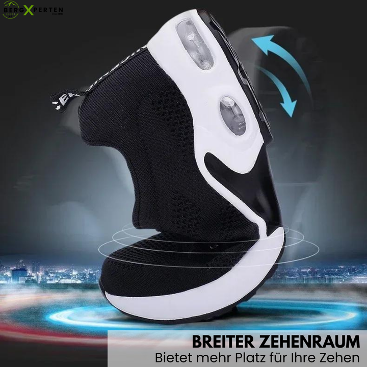 Ergonomische OrthoCare Damenschuhe, bequem, lila, mit rutschfester Sohle und atmungsaktivem Material für gesundes Gehen.
