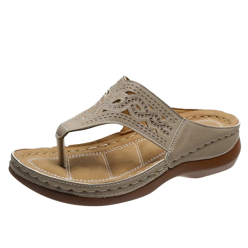 Ergonomische orthopedische teenslippers voor dames, modern, comfortabel, gemaakt van duurzaam materiaal, ideaal voor de zomer