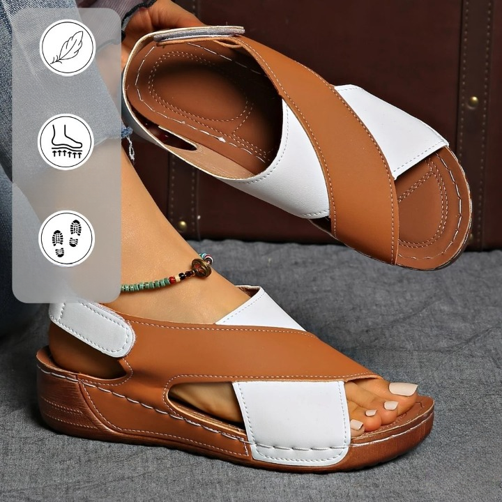 Ergonomische dames sandalen, stijlvol, antislip zool, pijnverlichtend, modieuze kleuropties, de hele dag comfort