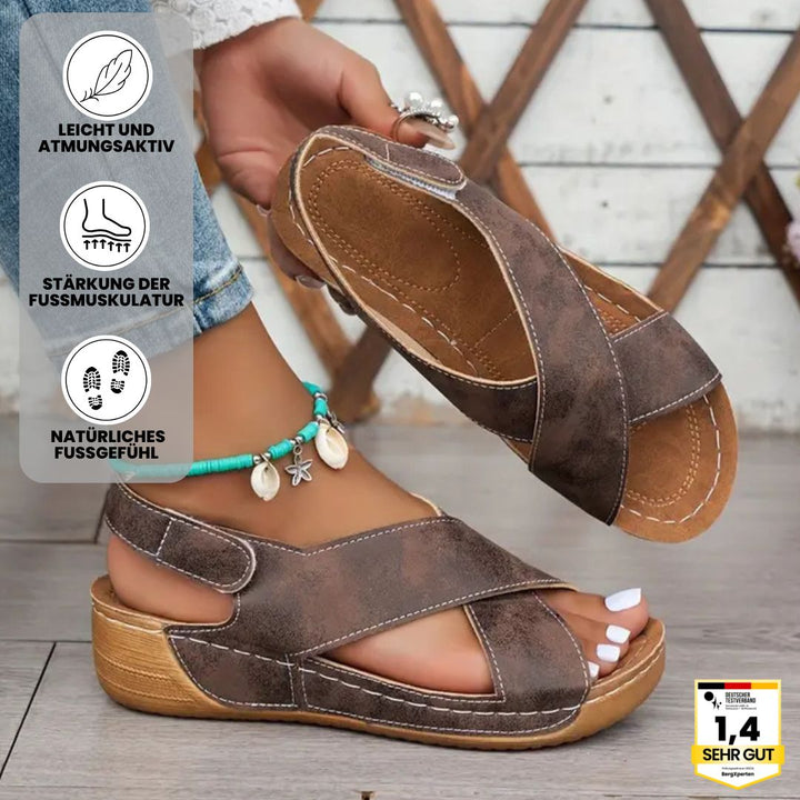 Comfortabele dames sandalen in blauw, met ergonomisch ontwerp en antislip eigenschappen voor dagelijks gebruik.