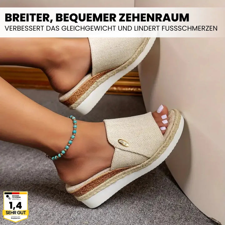 Ergonomische dames sandalen voor comfort in zwart, beige, lichtblauw