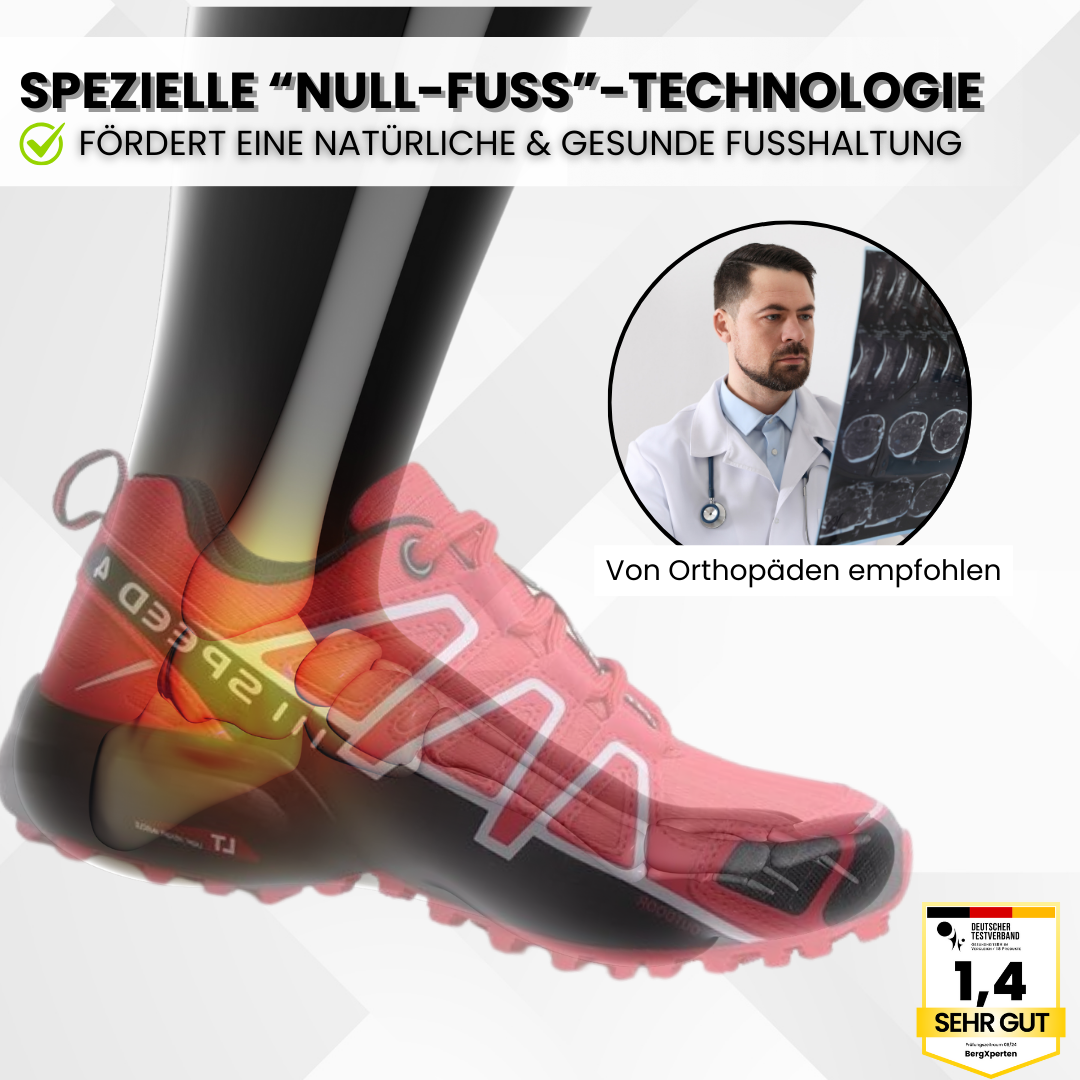 Ergonomische trekking- en wandelschoenen voor dames, bruin met antislipzool en ademend materiaal.