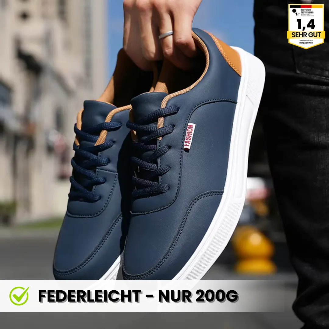 Ergonomische dames sneaker met antislipzool, brede teenruimte en ademend materiaal voor comfort en grip.