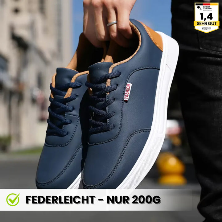Ergonomische dames sneaker met antislipzool, brede teenruimte en ademend materiaal voor comfort en grip.