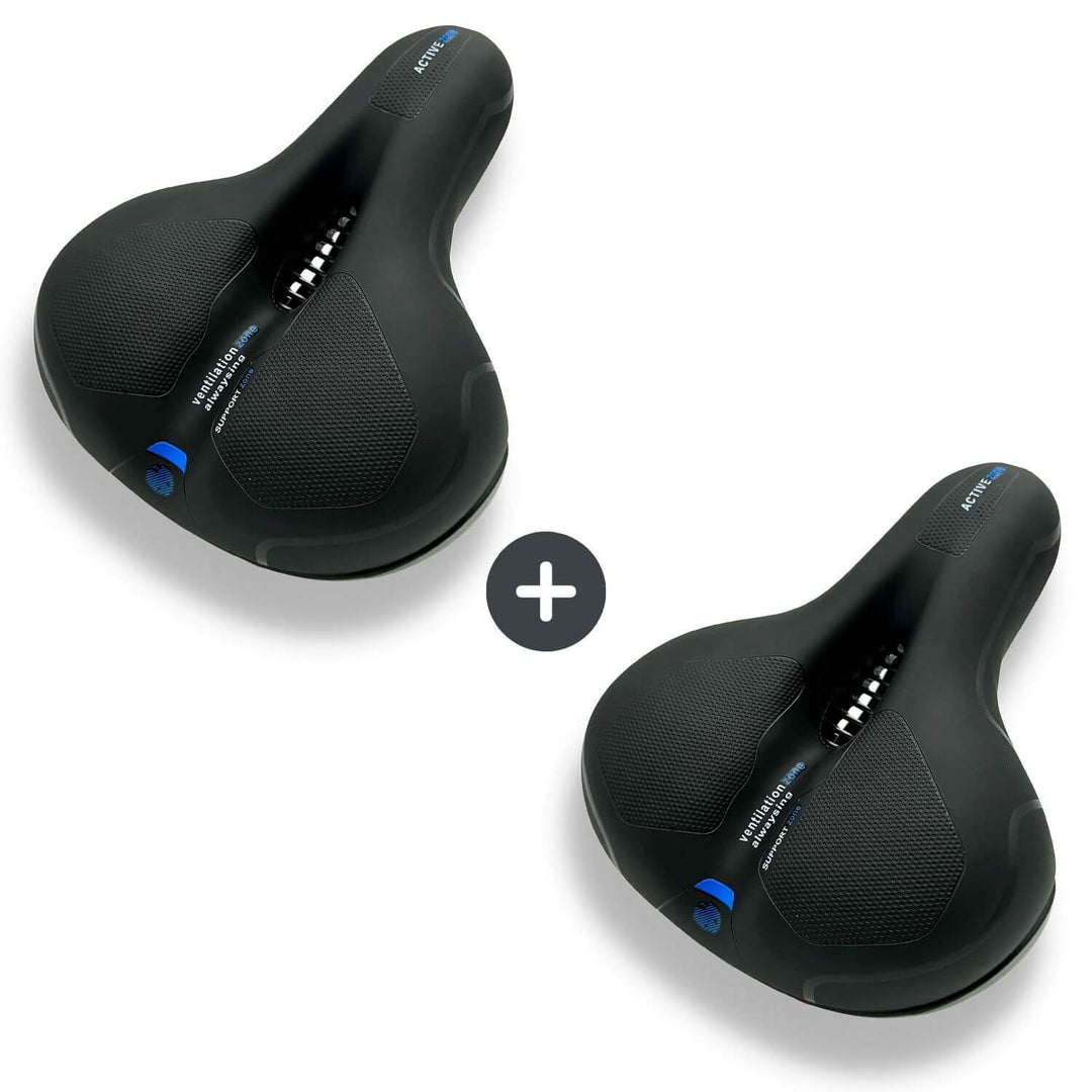 CloudComfort Pro ergonomisch fietszadel met geltechnologie en ademend oppervlak voor maximaal fietscomfort