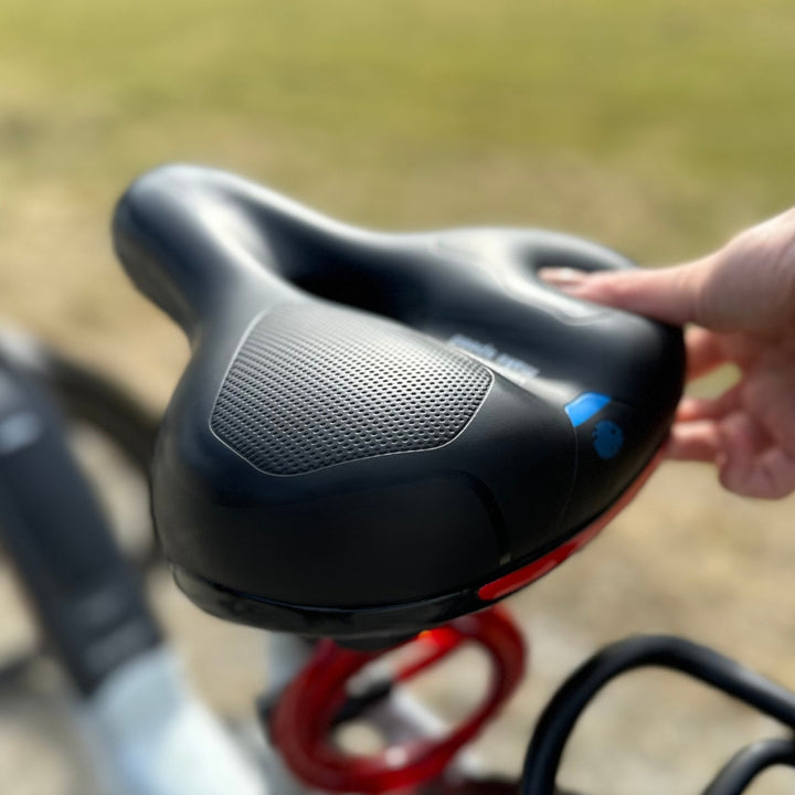 CloudComfort Pro ergonomisch fietszadel met geltechnologie en ademend oppervlak voor maximaal fietscomfort