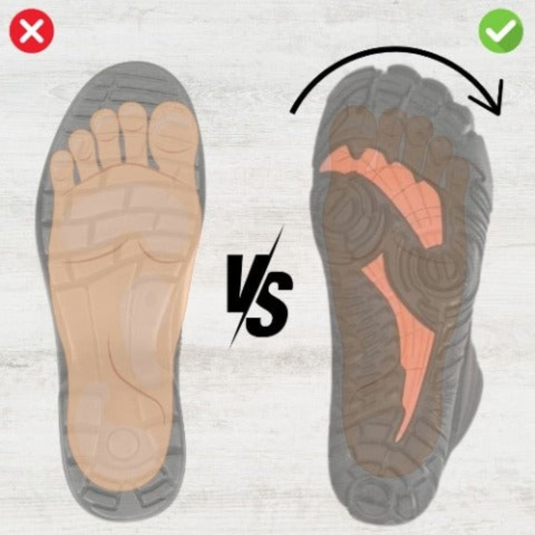 Nauwkeurige weergave van het ademende materiaal van de comfortschoen