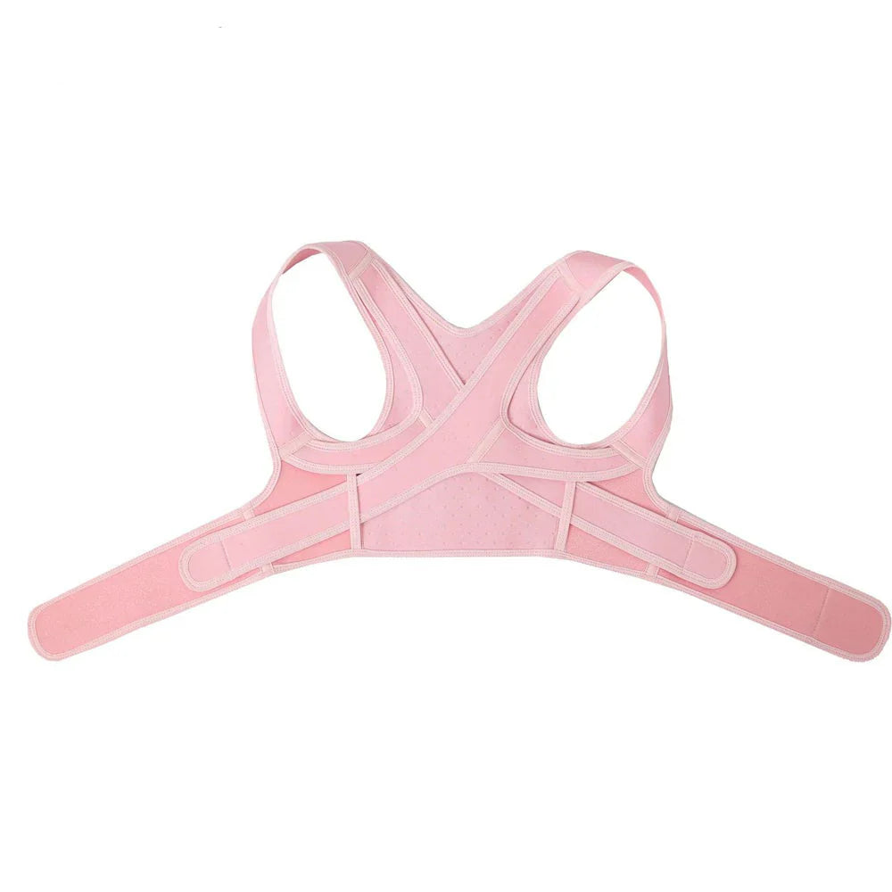 Zwarte rugstabilisator, ideaal voor optimale houdingscorrectie en comfort.