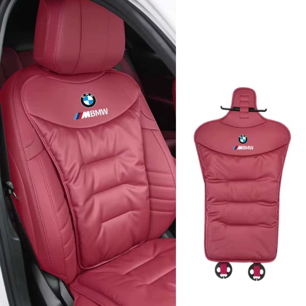 Ergonomisch autokussen, gestroomlijnd, ondersteunend, ademend, perfecte aanpassing voor rugcomfort en een gezonde houding.