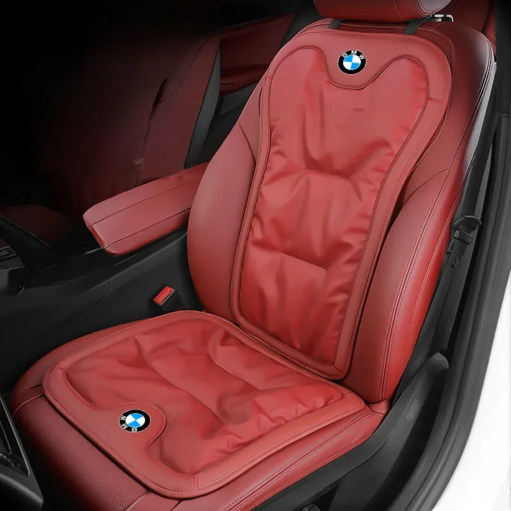 Ergonomisch autokussen, gestroomlijnd, ondersteunend, ademend, perfecte aanpassing voor rugcomfort en een gezonde houding.
