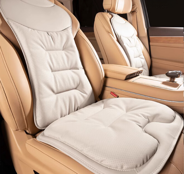 Ergonomisch autokussen, gestroomlijnd, ondersteunend, ademend, perfecte aanpassing voor rugcomfort en een gezonde houding.