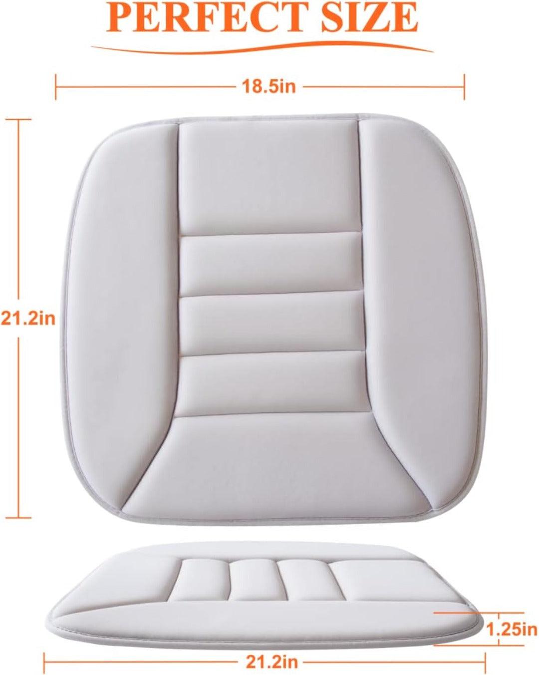 Ergonomisch grijs Memory Foam autostoelkussen van ademende stof voor optimaal comfort in de auto