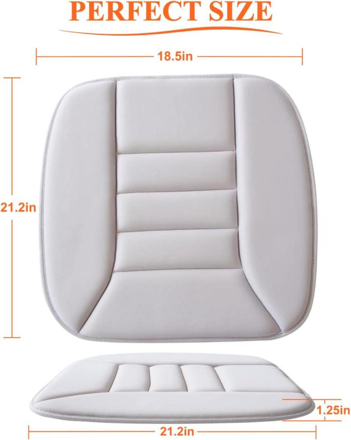 Ergonomisch grijs Memory Foam autostoelkussen van ademende stof voor optimaal comfort in de auto