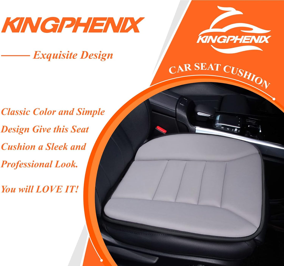 Ergonomisch grijs Memory Foam autostoelkussen van ademende stof voor optimaal comfort in de auto