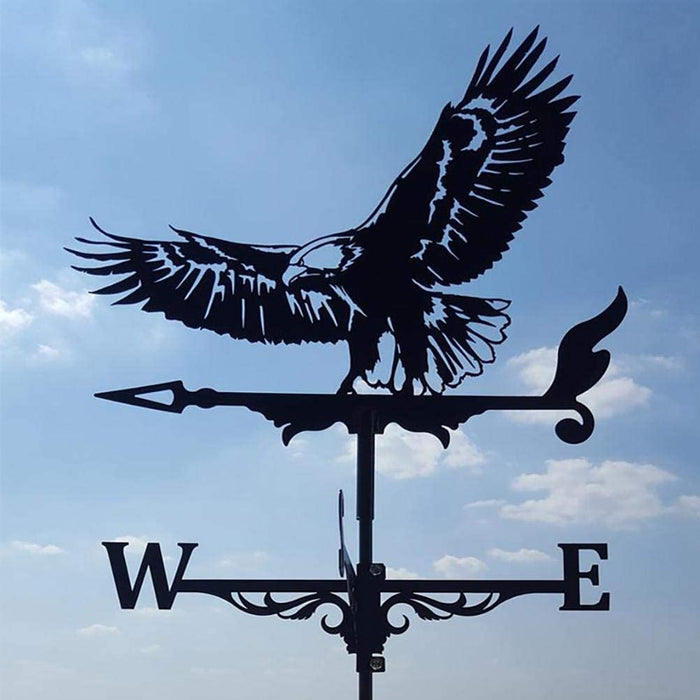 Tuin windwijzer Vintoro; duurzame roestvrijstalen decoratie voor elke tuin. Weerbestendig ontwerp.