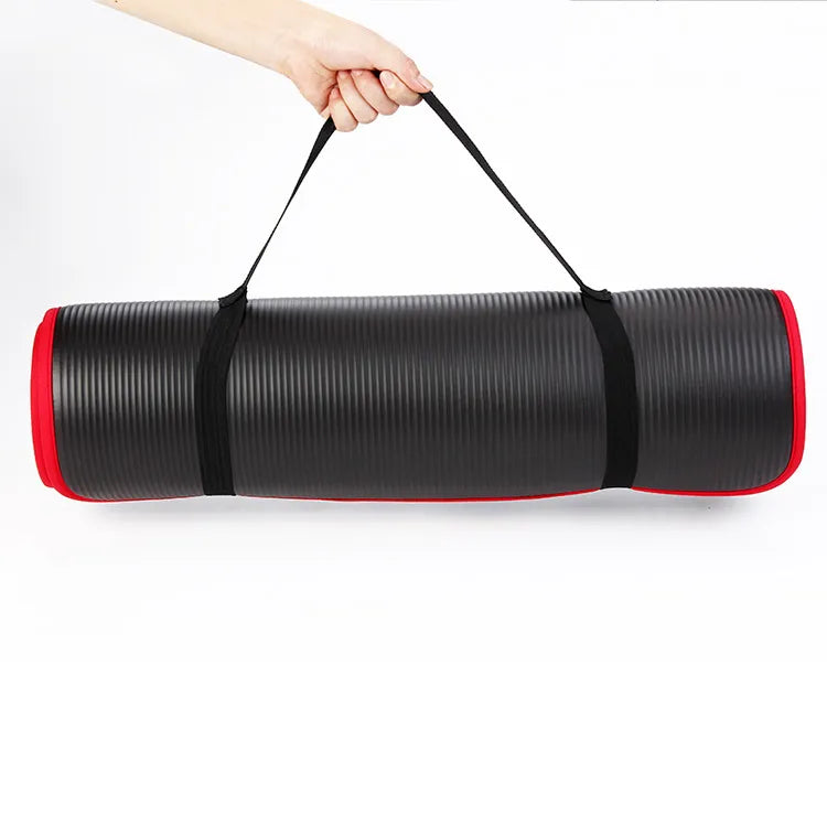 Maximaal comfort en demping met deze extra dikke antislip FlexiMat yogamat voor yoga en pilates.