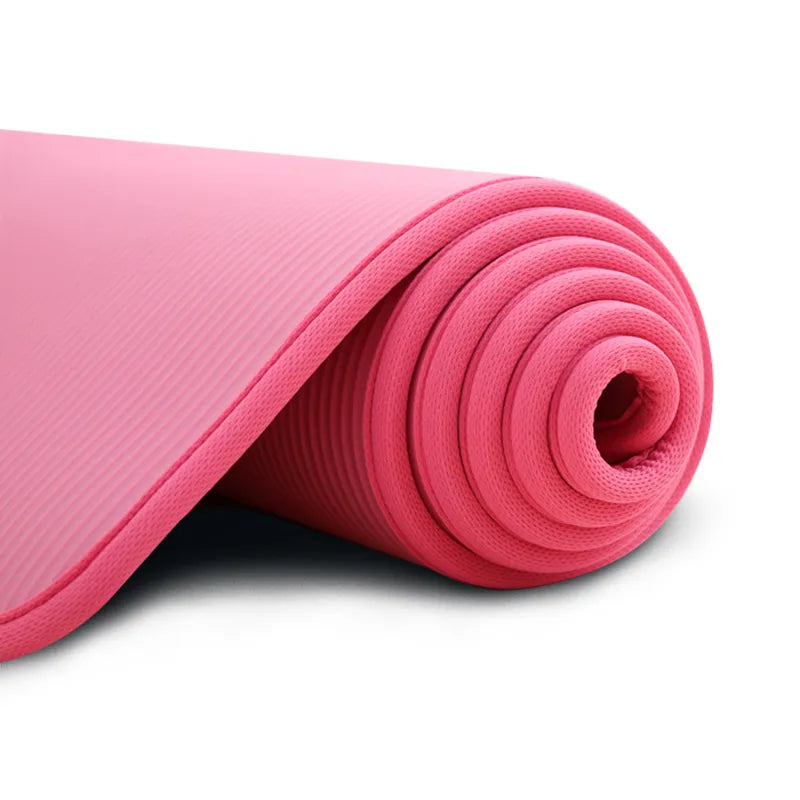 Ondersteunende extra dikke antislip yogamat (FlexiMat) voor comfortabele fitness, yoga en pilates sessies.