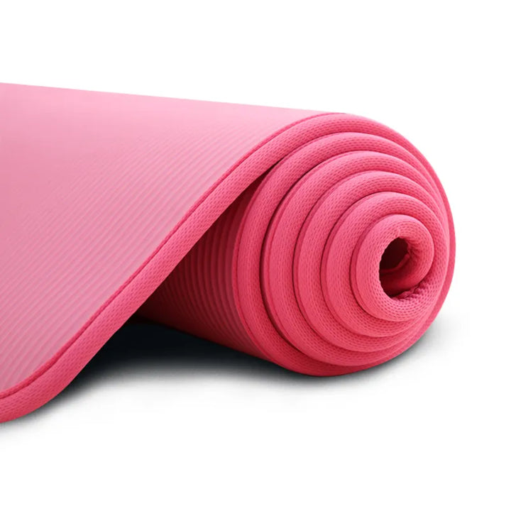 Ondersteunende extra dikke antislip yogamat (FlexiMat) voor comfortabele fitness, yoga en pilates sessies.