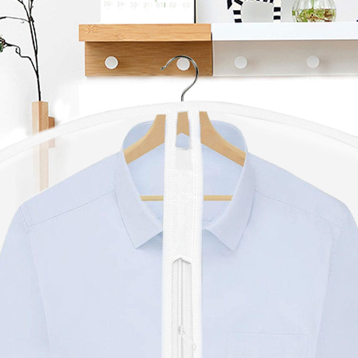 Draagbare 180 cm beschermhoes voor lange jurken, met ruimte voor accessoires.