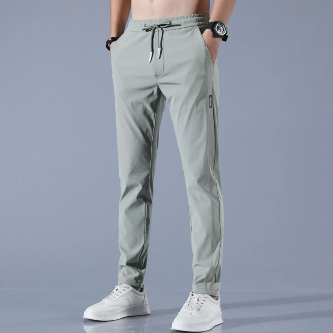 Heren sneldrogende stretchbroek | Zomermode | Ademend