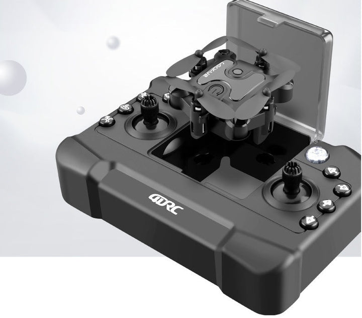 Opvouwbare Mini-Drone voor 4K HD luchtopnames, compact, lichtgewicht, ideaal voor reizen, afbeelding toont opgevouwen drone