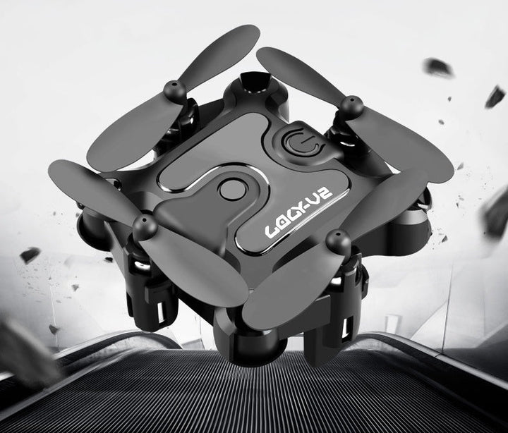 Opvouwbare Mini-Drone voor 4K HD luchtopnames, compact, lichtgewicht, ideaal voor reizen, afbeelding toont opgevouwen drone