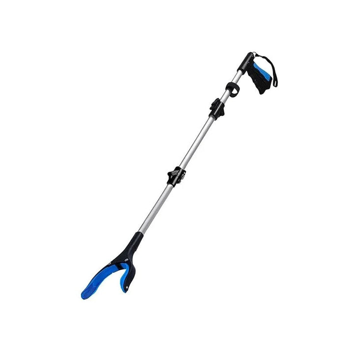 Opvouwbare grijper met 360° draaibare clip, ergonomisch, licht; ideaal voor het grijpen van moeilijk bereikbare objecten in de tuin en voor klussen.