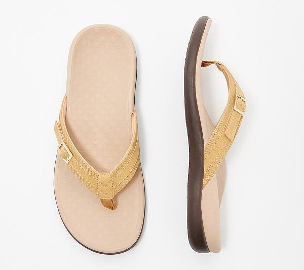 Orthopedische teenslippers voor dames, contrasterende kleuren, ideaal voor strand en comfortabel
