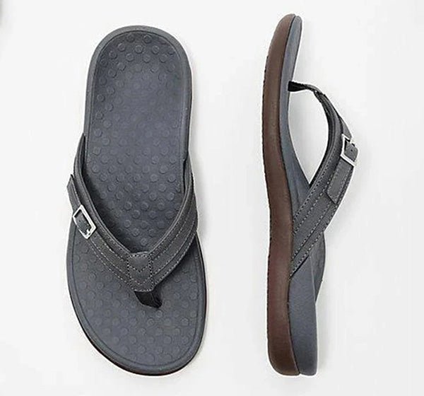 Orthopedische teenslippers voor dames, contrasterende kleuren, ideaal voor strand en comfortabel
