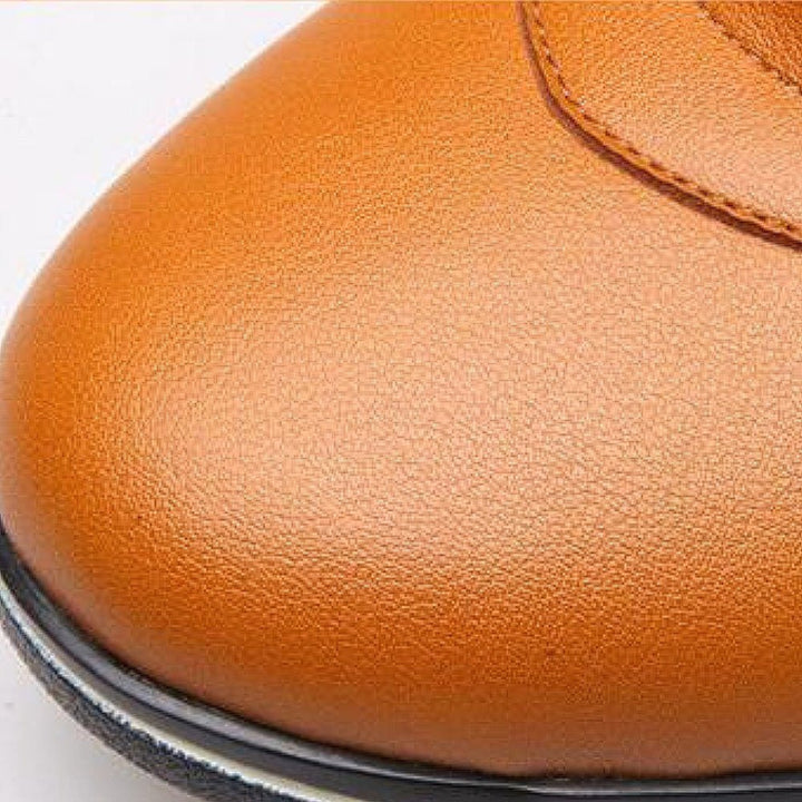 Heren platte wandelschoenen, elegant silhouet, bruin, comfortabel en veelzijdig voor dagelijks gebruik en wandelingen.