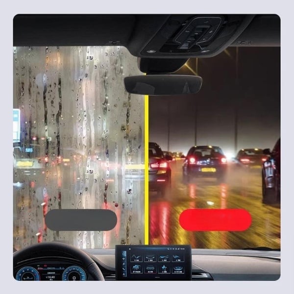 Kristalheldere autoruit na gebruik van Autoglas Oliefilmverwijderaar 3.0 voor veilig rijden.