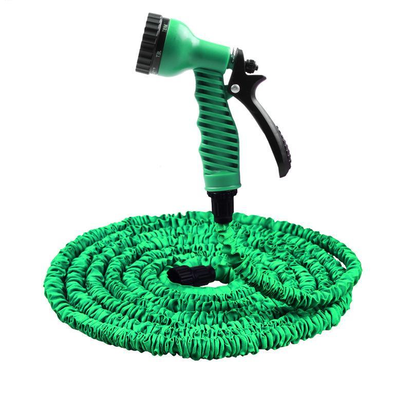 Multifunctionele sproeikop van de FlexaFlow tuinslang, met diverse sproeistanden voor tuin en schoonmaken.